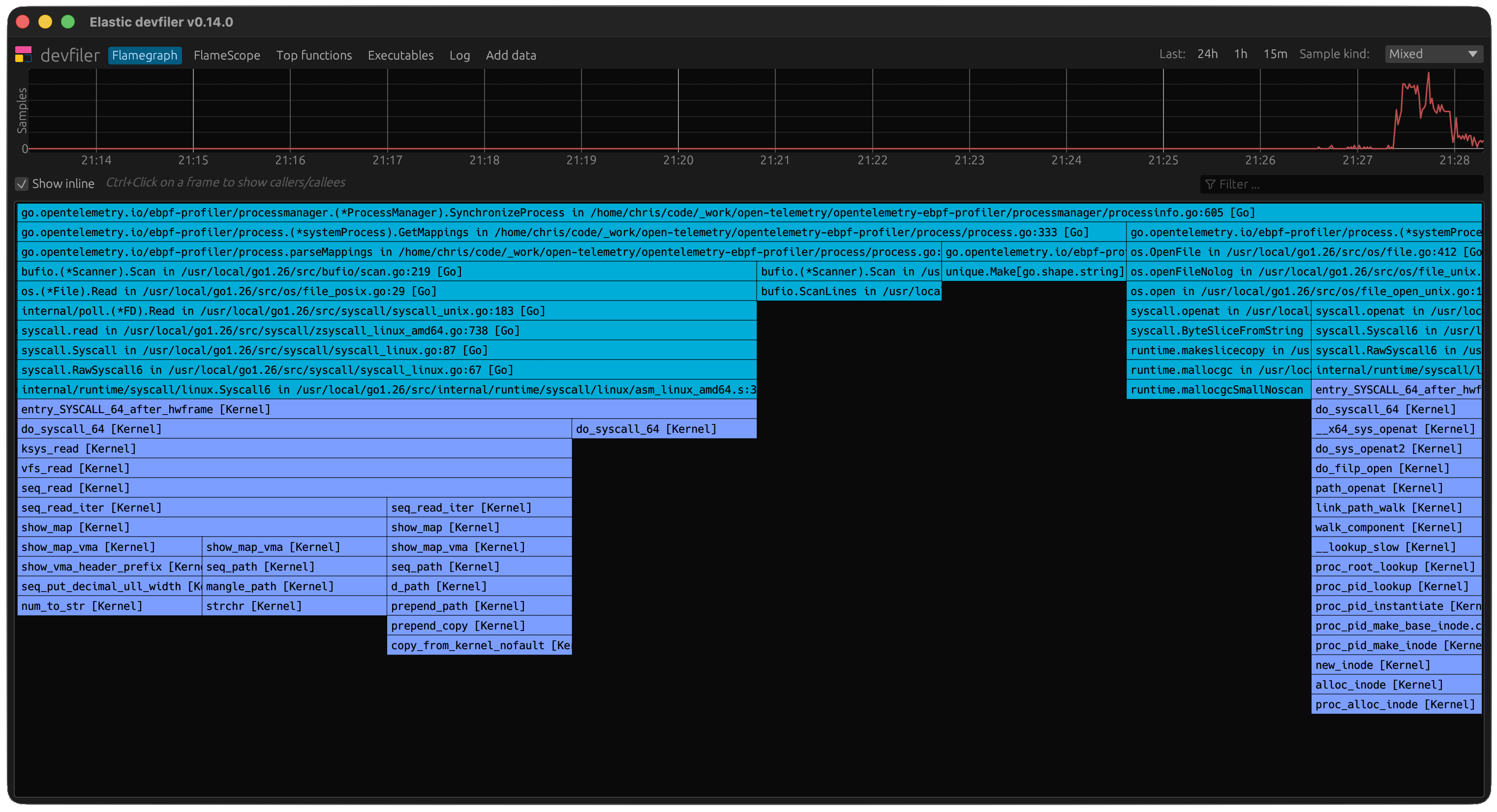Devfiler example